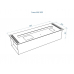 Автоматический биокамин Lux Fire Smart Flame 800 INOX